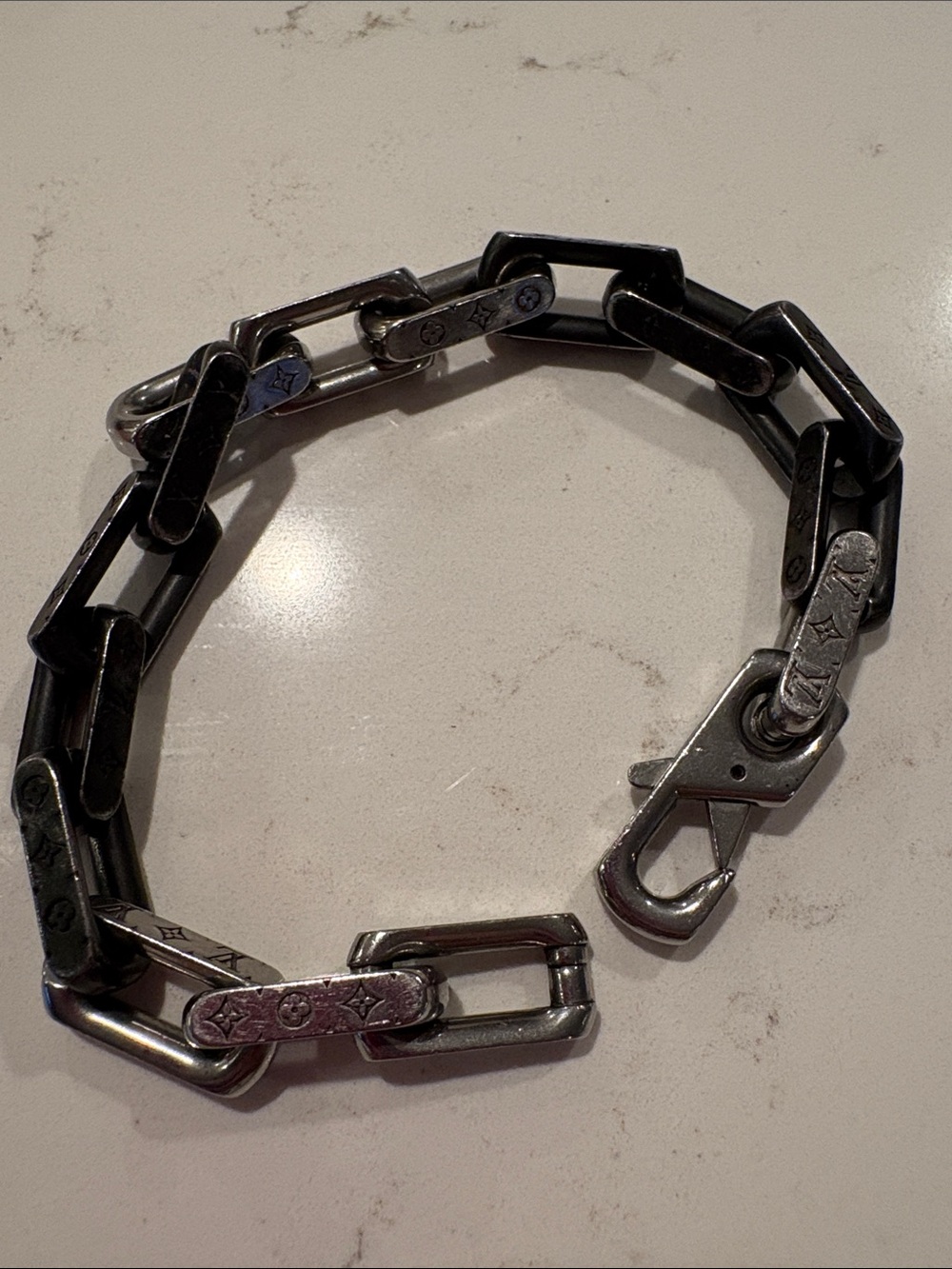 Louis Vuitton Monogram Chain men’s bracelet